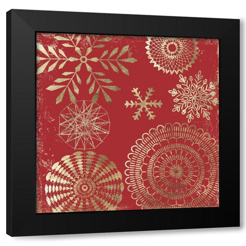 New Years Day II   Black Modern Wood Framed Art Print with Double Matting by PI Studio