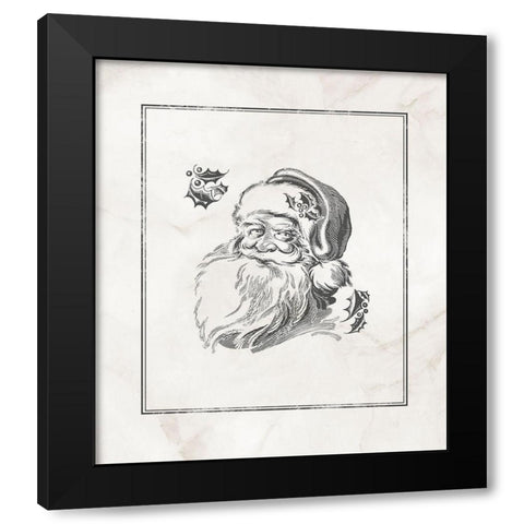 Believe in Santa  Black Modern Wood Framed Art Print with Double Matting by PI Studio