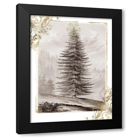 Season of Wonder  Black Modern Wood Framed Art Print with Double Matting by PI Studio