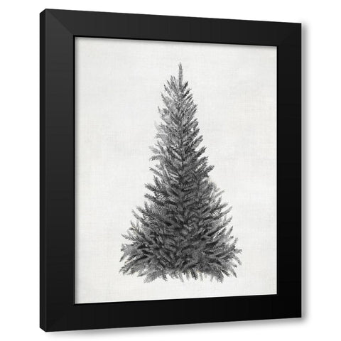 Awaiting the Decoration Black Modern Wood Framed Art Print with Double Matting by PI Studio