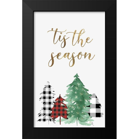 Christmas Time  Black Modern Wood Framed Art Print by PI Studio