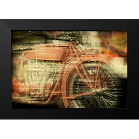 Moto I Black Modern Wood Framed Art Print by Weddle, Ryan Hartson