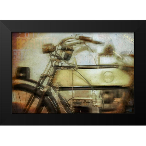 Moto II Black Modern Wood Framed Art Print by Weddle, Ryan Hartson
