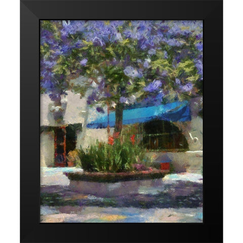 Al Fresco II Black Modern Wood Framed Art Print by Hartson-Weddle, Ryan