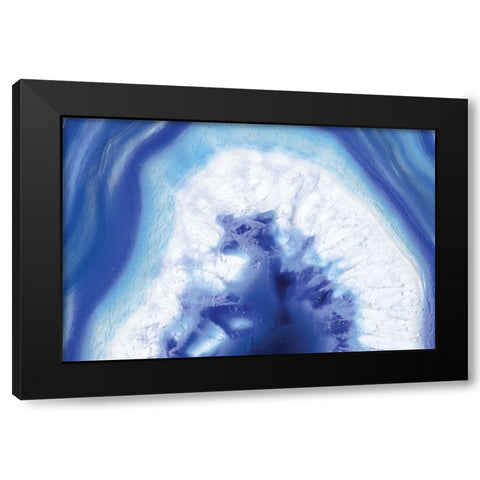 Blue Lace Agate I Black Modern Wood Framed Art Print with Double Matting by Hartson-Weddle, Ryan