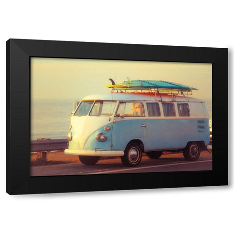 Surfs Up II  Black Modern Wood Framed Art Print by Hartson-Weddle, Ryan