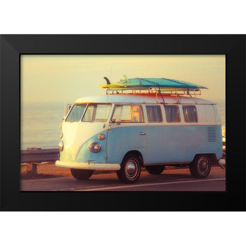 Surfs Up II  Black Modern Wood Framed Art Print by Hartson-Weddle, Ryan