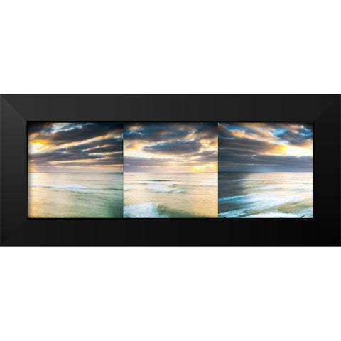 Lands End Black Modern Wood Framed Art Print by Hartson-Weddle, Ryan