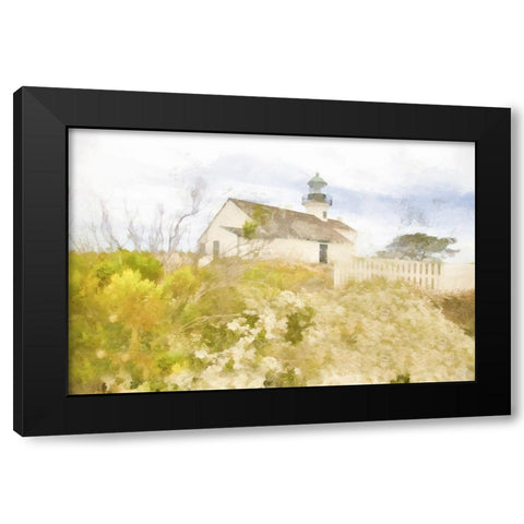Coastal Beacon Black Modern Wood Framed Art Print with Double Matting by Hartson-Weddle, Ryan