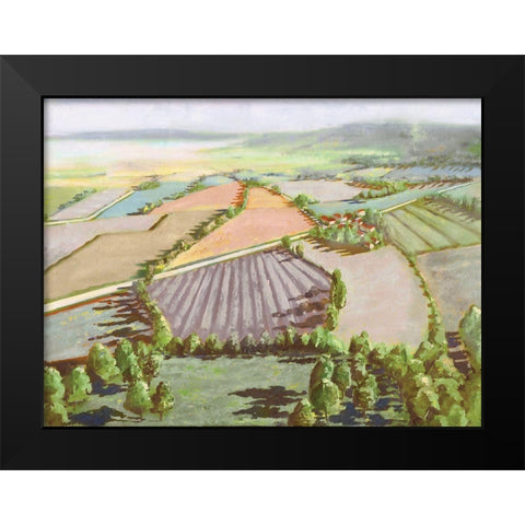 Flying Above  Black Modern Wood Framed Art Print by Mica