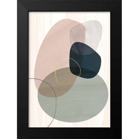 Bonding Black Modern Wood Framed Art Print by Hogan, Aoibhne