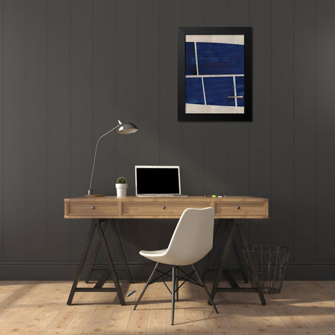 Locks II Black Modern Wood Framed Art Print by Hogan, Aoibhne