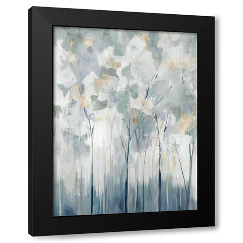 Blue Forest Adventure I  Black Modern Wood Framed Art Print with Double Matting by Ian C