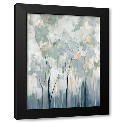 Blue Forest Adventure II  Black Modern Wood Framed Art Print by Ian C
