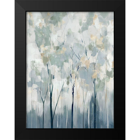 Blue Forest Adventure II  Black Modern Wood Framed Art Print by Ian C