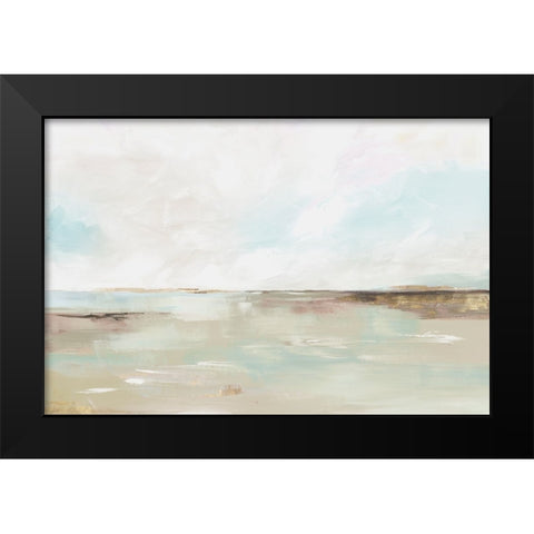 Birch Enchantment Black Modern Wood Framed Art Print by Ian C