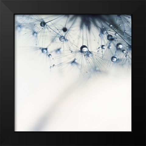Indigo Black Modern Wood Framed Art Print by Beddoes, Ingrid