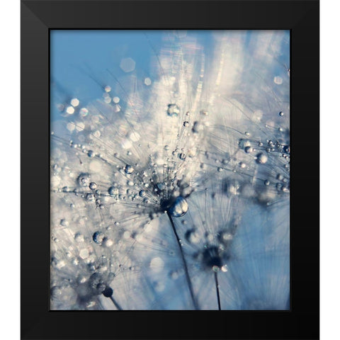 Summer Blue Black Modern Wood Framed Art Print by Beddoes, Ingrid