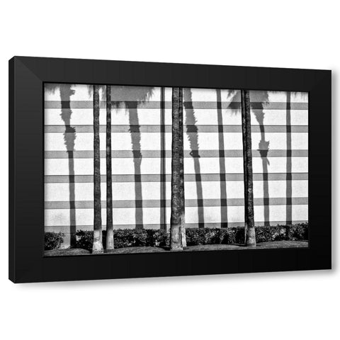 Palms II Black Modern Wood Framed Art Print by Berman, Jeffrey