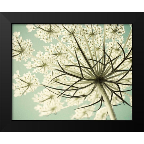Sky Lace Black Modern Wood Framed Art Print by Stalus, Judy