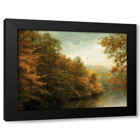 Transitions Black Modern Wood Framed Art Print with Double Matting by Jenney, Jessica