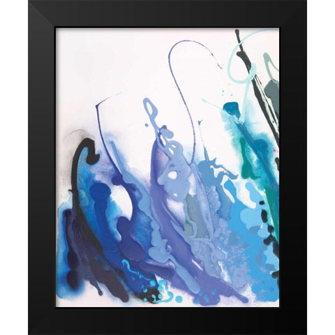 Reaching for the Sky Black Modern Wood Framed Art Print by Marie, Joan