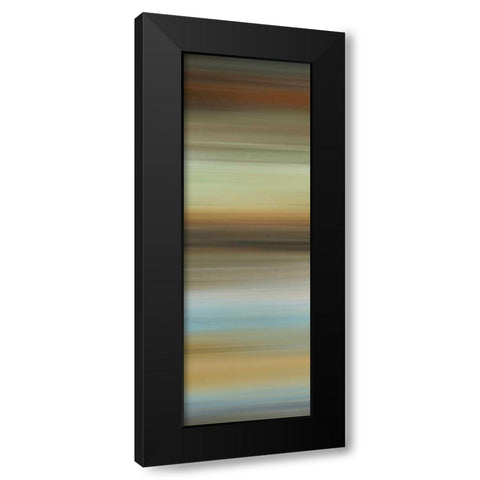 Abstract Horizon I Black Modern Wood Framed Art Print with Double Matting by McMasters, James