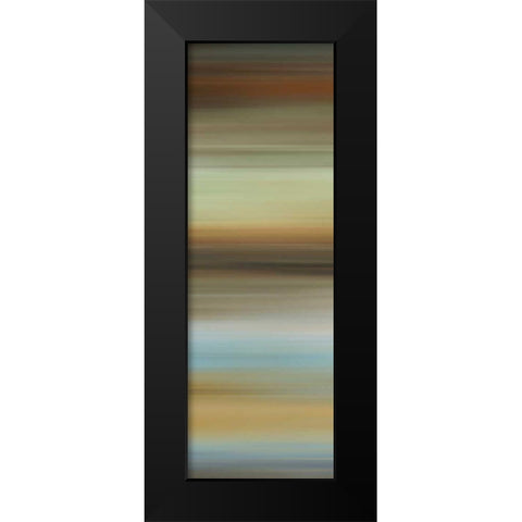 Abstract Horizon I Black Modern Wood Framed Art Print by McMasters, James