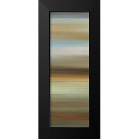 Abstract Horizon II Black Modern Wood Framed Art Print by McMasters, James