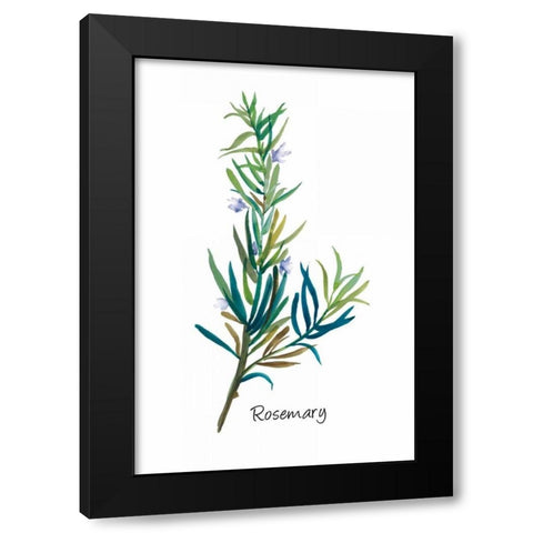 Rosemary I Black Modern Wood Framed Art Print with Double Matting by Jensen, Asia