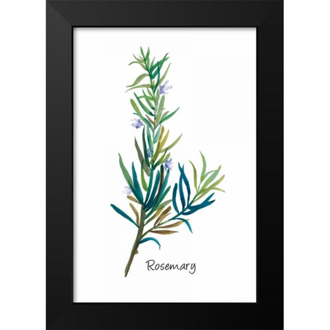 Rosemary I Black Modern Wood Framed Art Print by Jensen, Asia