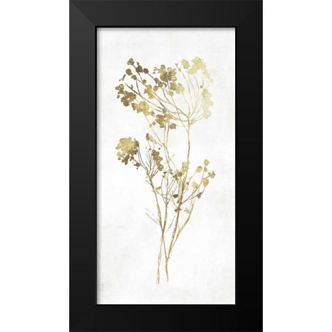 Gold Botanical II Black Modern Wood Framed Art Print by Jensen, Asia