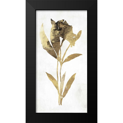 Gold Botanical III Black Modern Wood Framed Art Print by Jensen, Asia