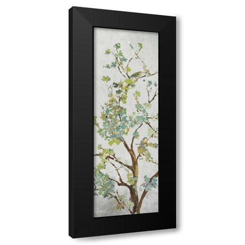 Sage Branch I Black Modern Wood Framed Art Print with Double Matting by Jensen, Asia