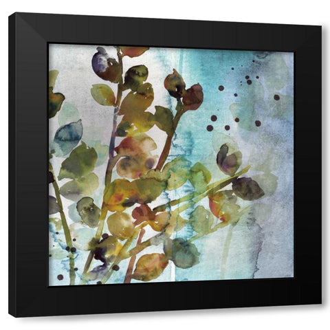 Within I Black Modern Wood Framed Art Print with Double Matting by Jensen, Asia