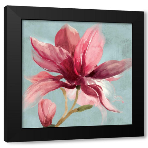 Sweetpea II Black Modern Wood Framed Art Print with Double Matting by Jensen, Asia