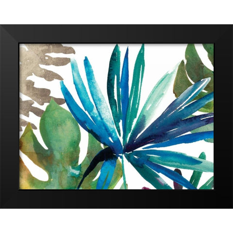 Tropic Sway I Black Modern Wood Framed Art Print by Jensen, Asia