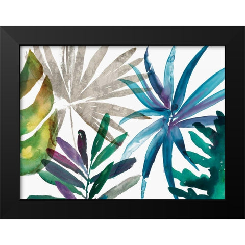 Tropic Sway II Black Modern Wood Framed Art Print by Jensen, Asia