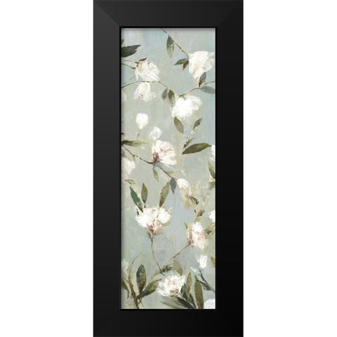 Magnolias III Black Modern Wood Framed Art Print by Jensen, Asia