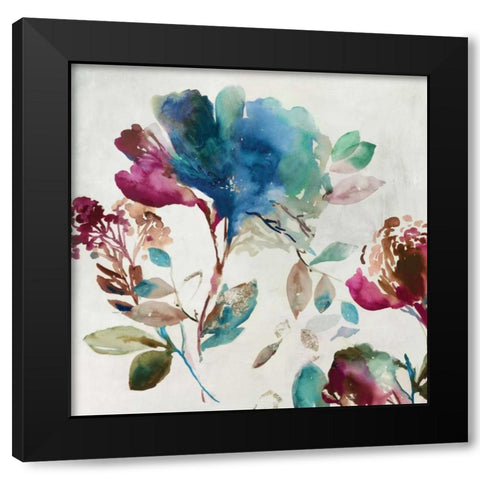Blossoming I  Black Modern Wood Framed Art Print by Jensen, Asia