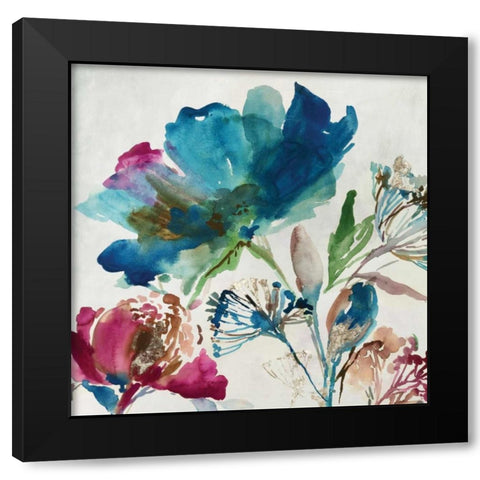 Blossoming II  Black Modern Wood Framed Art Print by Jensen, Asia