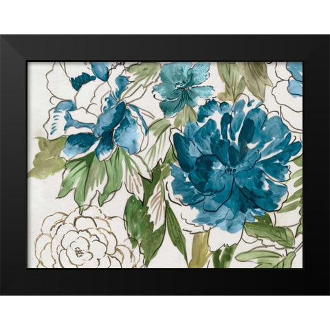 Japanese Garden III Black Modern Wood Framed Art Print by Jensen, Asia