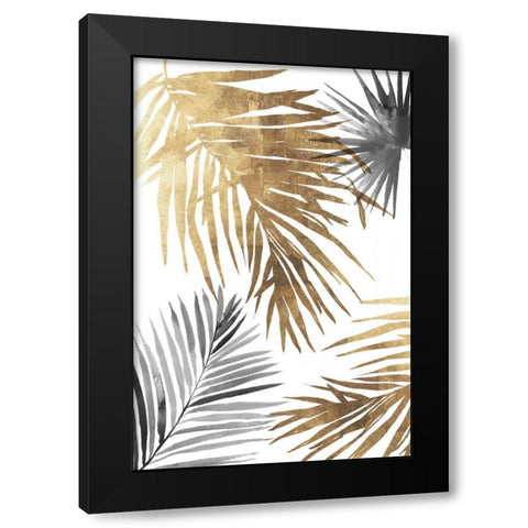 Tropical Palms II Black Modern Wood Framed Art Print by Jensen, Asia