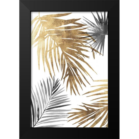 Tropical Palms II Black Modern Wood Framed Art Print by Jensen, Asia