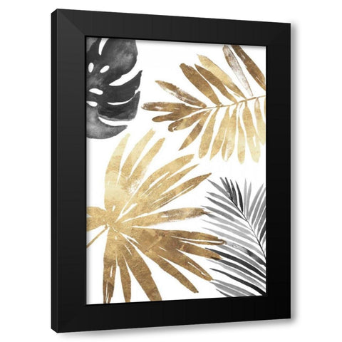 Tropical Palms III Black Modern Wood Framed Art Print by Jensen, Asia