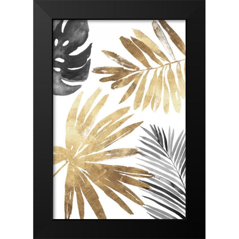 Tropical Palms III Black Modern Wood Framed Art Print by Jensen, Asia