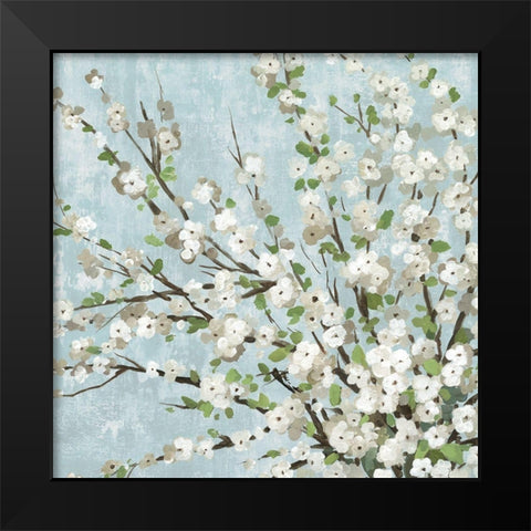 Fresh Pale Blooms III Black Modern Wood Framed Art Print by Jensen, Asia