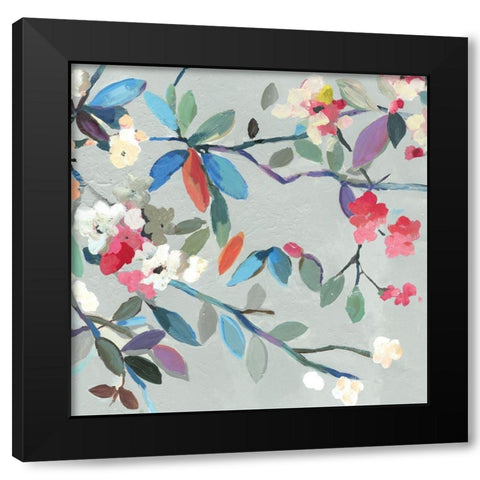 Fresh Bouquet I Black Modern Wood Framed Art Print by Jensen, Asia