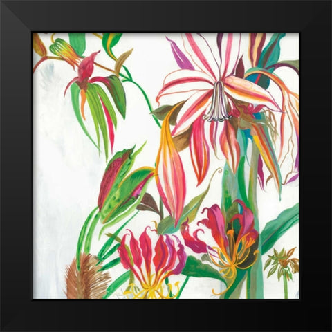 Tropical III Black Modern Wood Framed Art Print by Jensen, Asia