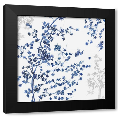 Blue Ivy  Black Modern Wood Framed Art Print by Jensen, Asia